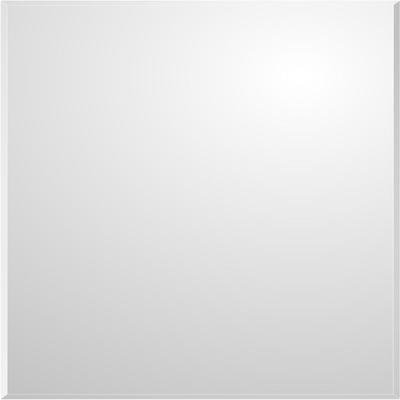 Zrcadlové dlaždice 15 X 15 cm fazeta čtverec stříbro set 4 ks QUATTRO